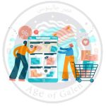 وکتور لایه باز فروشگاه آنلاین 1018