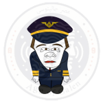 وکتور لایه باز کارکتر خلبان 2079