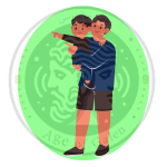 وکتور لایه باز پدر و پسر v18